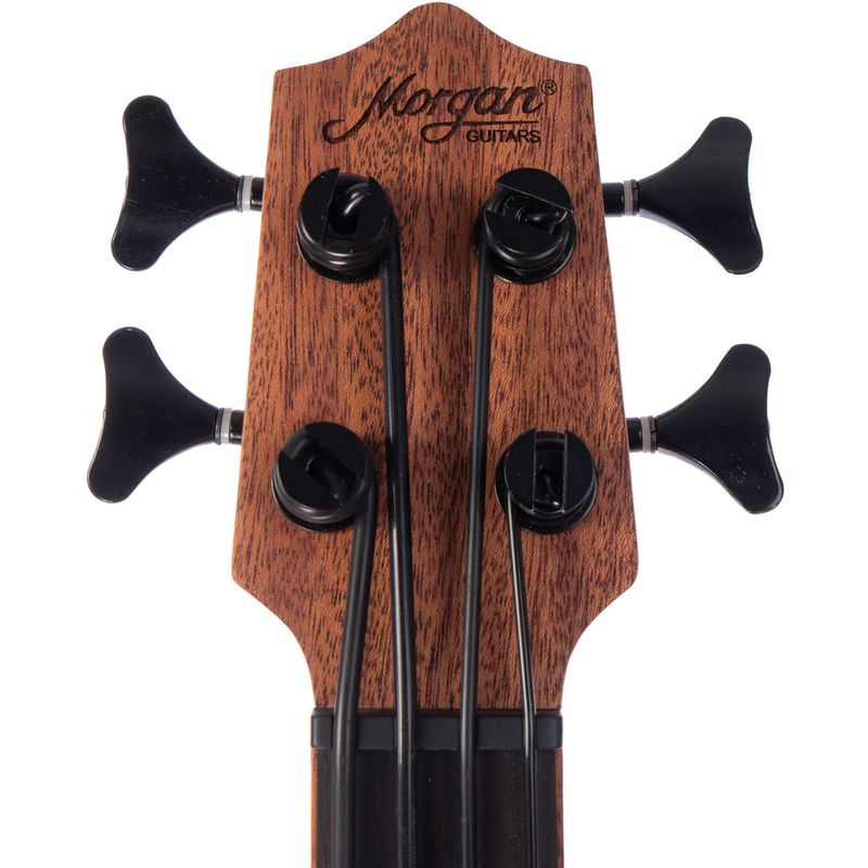 Morgan UK Bass E AR Ukulelebass med preamp, inkl. bag