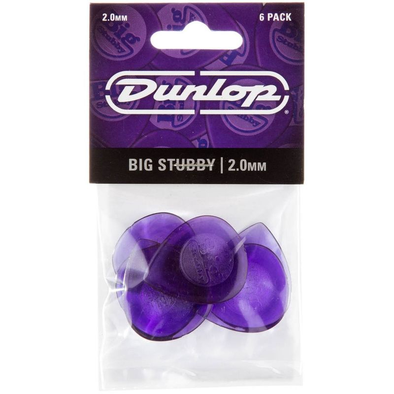 Dunlop Big Stubby 475P2.0 Plekter 6-pakning 2,0