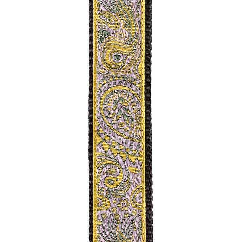 D'Addario 15UKE04 Ukulele-reim Jacquard, Paisley Gul/Lilla