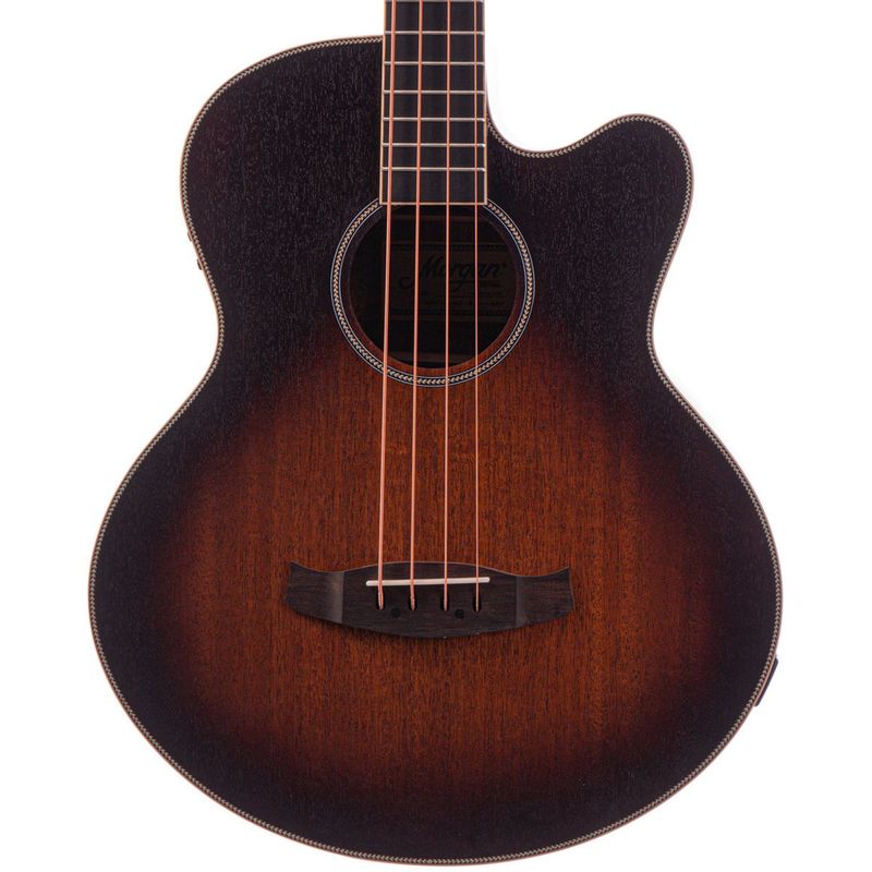 Morgan AB 09 CE DVB Akustisk bass med pickup, Dark Violin Burst