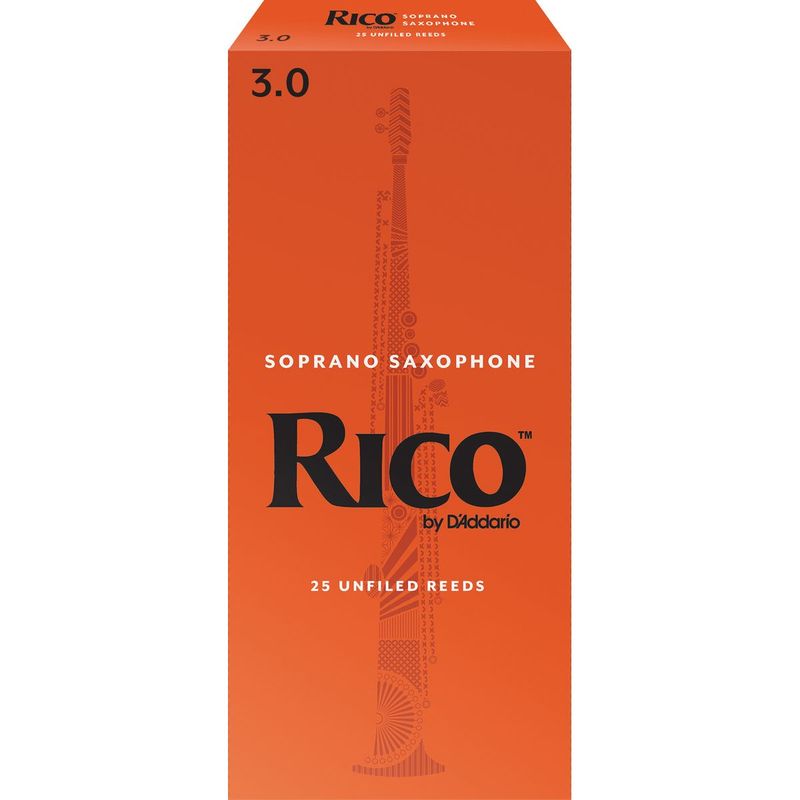 Rico RIA2530 fliser for sopran-saksofon 3, 25 stk