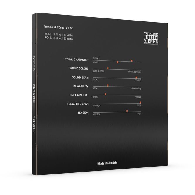 Hovedbilde Thomastik-Infeld Rondo Cellostrenger A+D (halvsett)