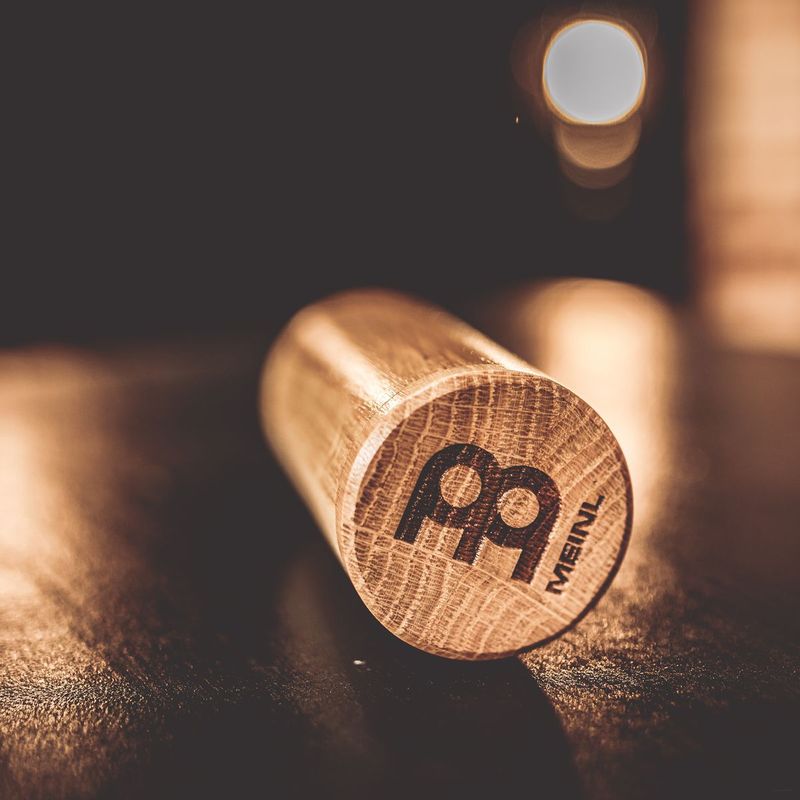 Meinl Percussion SH59 Wood Shaker Round, Oak Wood