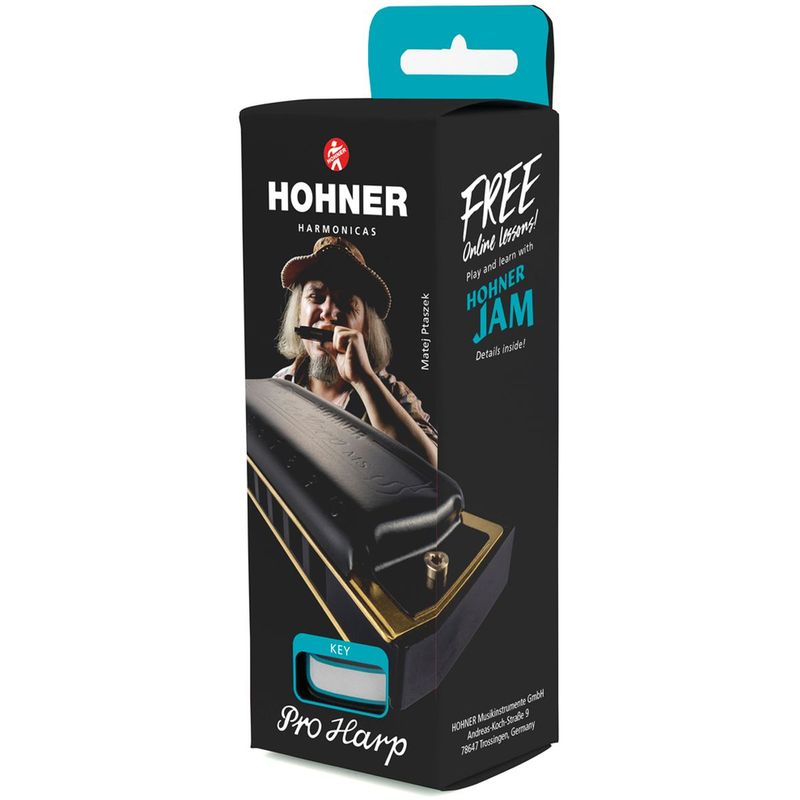 Hohner Pro Harp Bb-dur Diatonisk munnspill