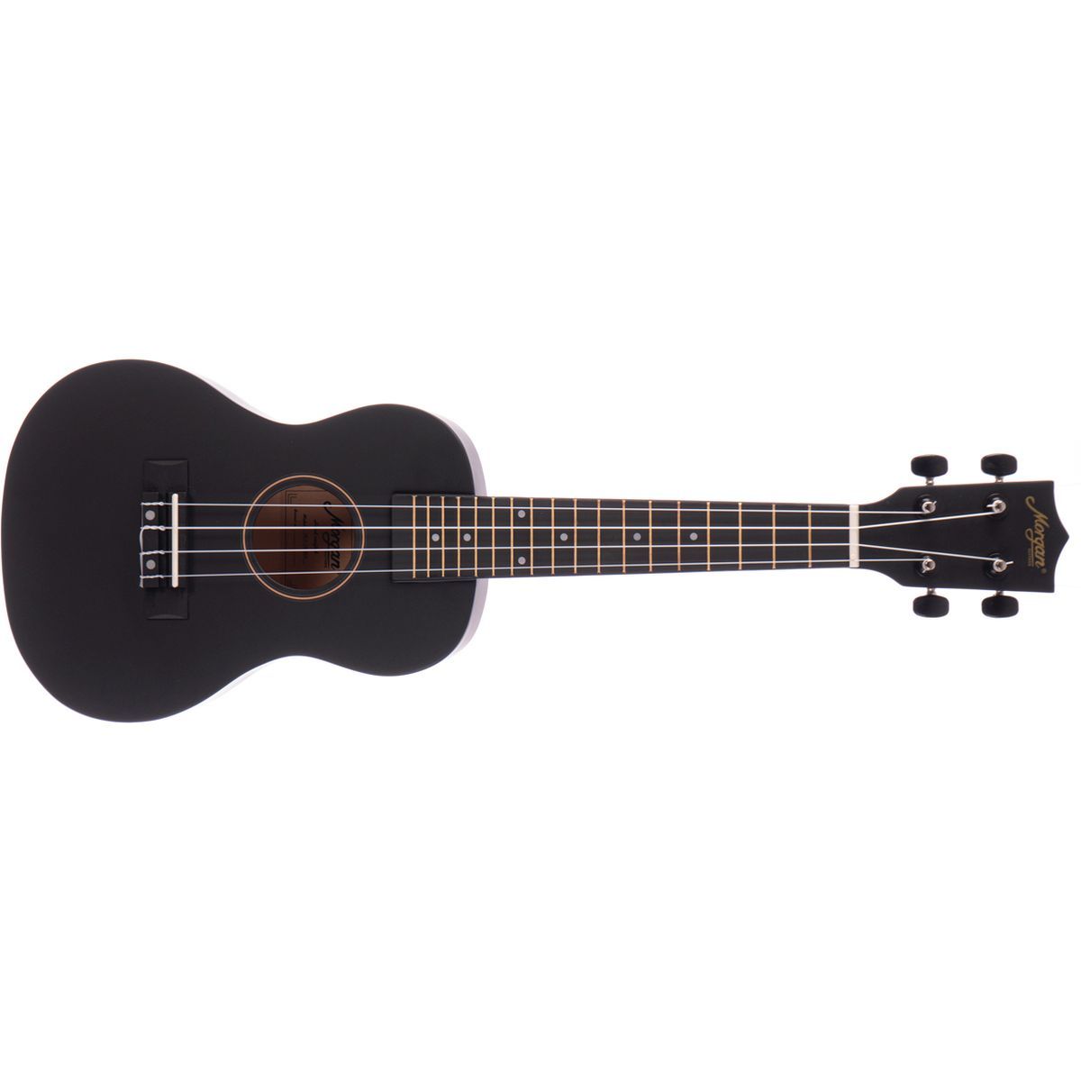 Morgan UK C 100 BLK Concert-ukulele, Svart